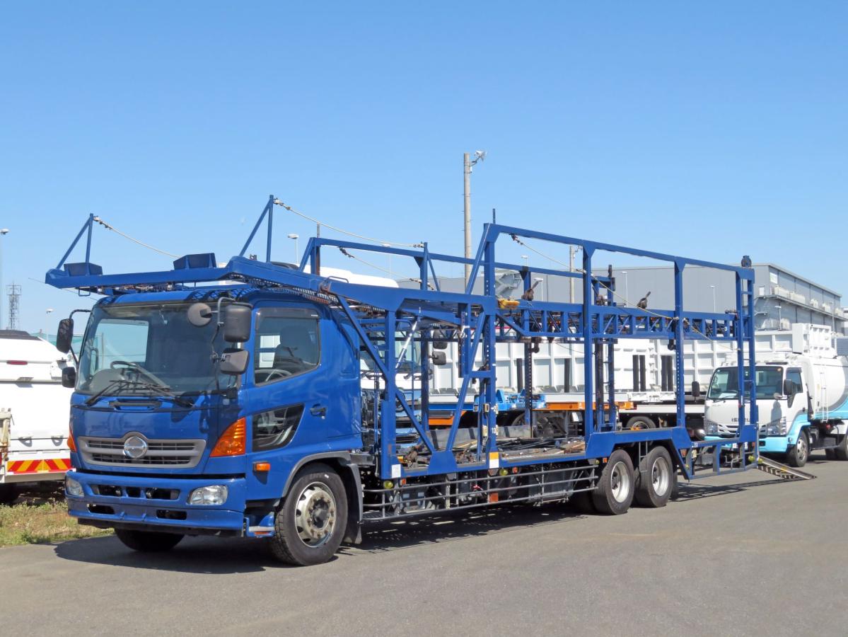 中古キャリアカー(積載車) 日野 レンジャー /細谷車体 5台積み 280PS