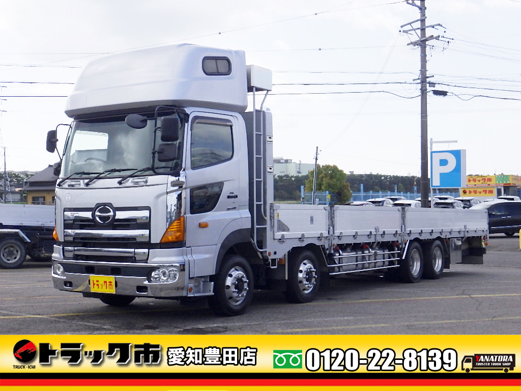 中古平アルミブロック 日野 プロフィア /H25年☆平 アルミB 4軸低床