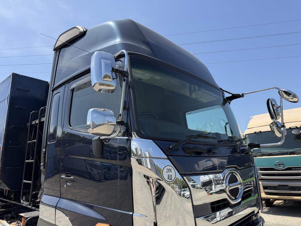 中古　コンテナ　現車確認⭕️ 中古コンテナ車 日野 プロフィア /新明和 アームロール フルトレセット