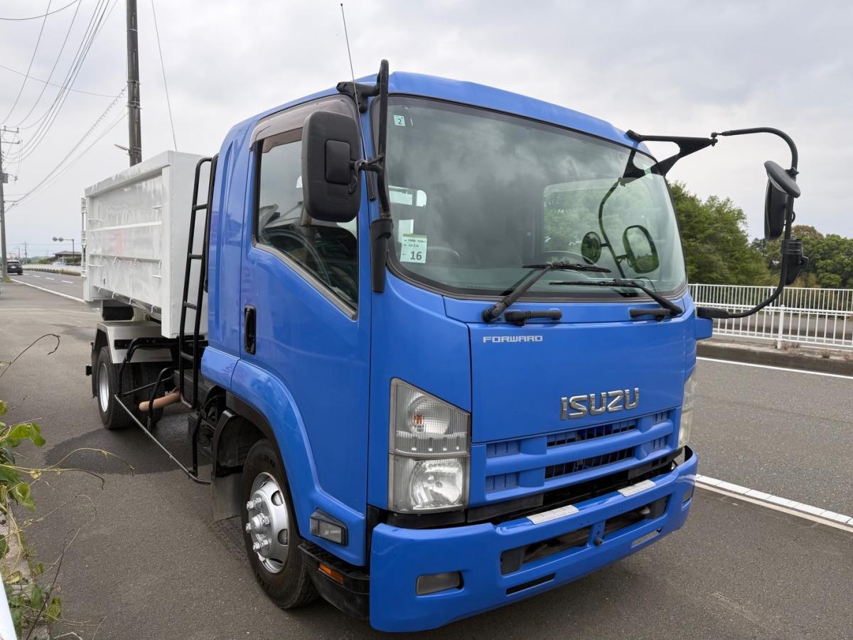中古コンテナ車 いすゞ フォワード