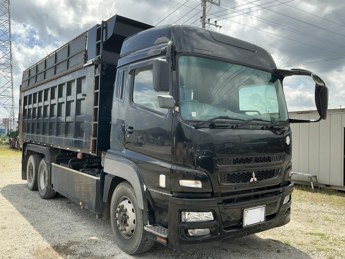 中古深ダンプ 三菱ふそう スーパーグレート