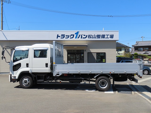 中古平アルミブロック いすゞ フォワード /6.4t 増トン 路上試験車
