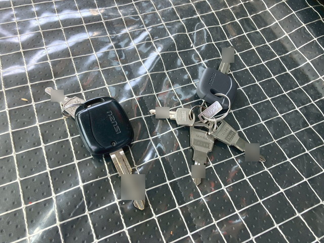 中古高所作業車 いすゞ エルフ