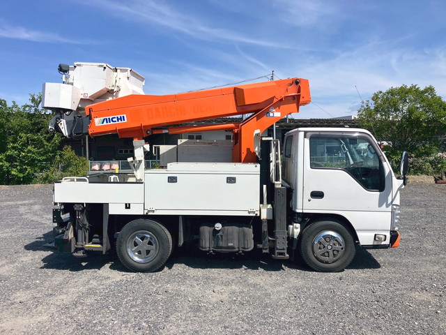 中古高所作業車 いすゞ エルフ