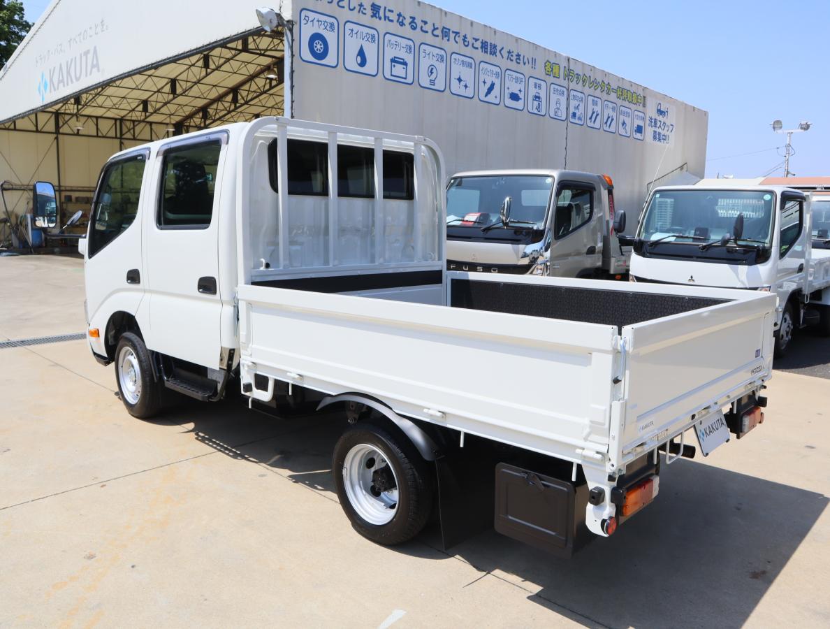 中古平ボディ トヨタ ダイナ /1t Wキャブ ガソリン車 新普通免許対応 