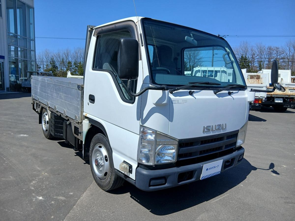 中古平アルミブロック いすゞ エルフ /B06746 4WD アルミアオリ3方開