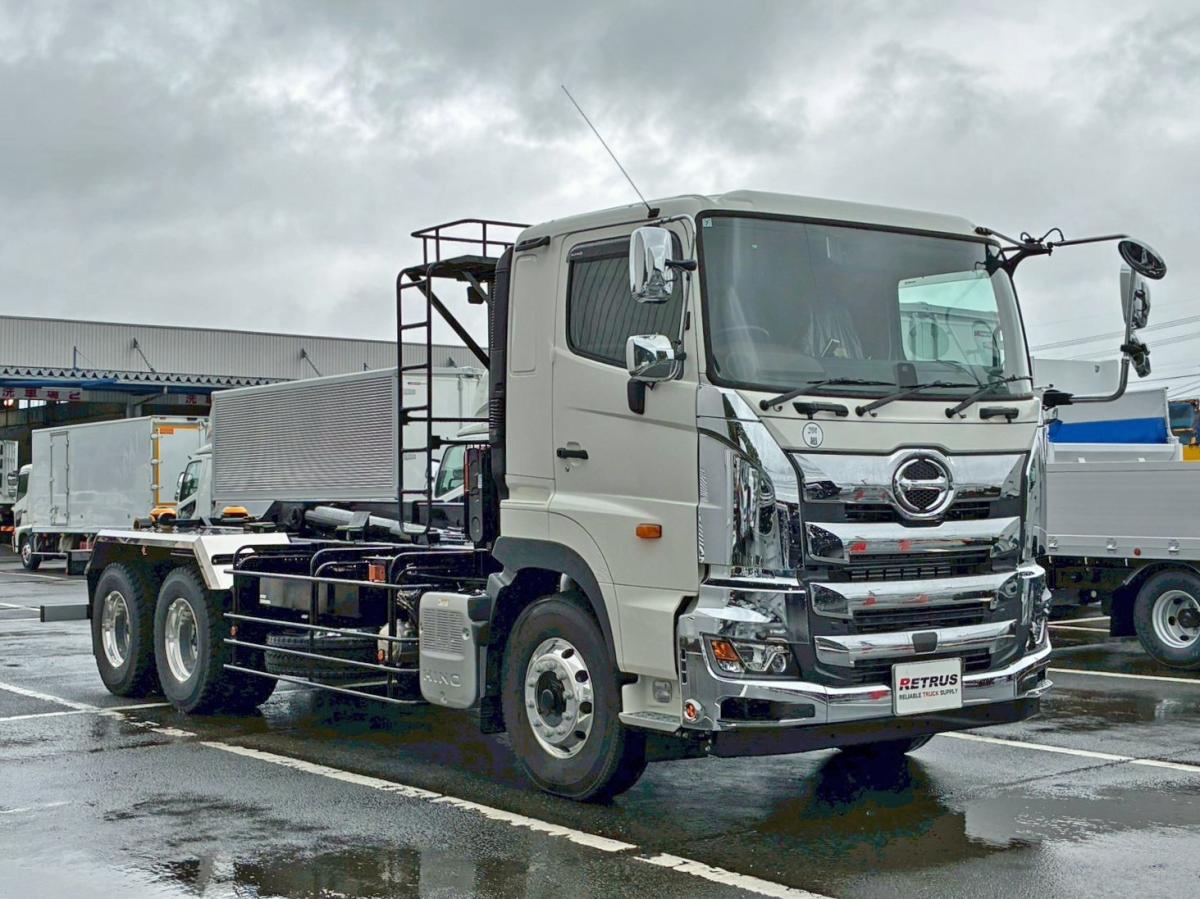 中古コンテナ車 日野 プロフィア /22t 極東 電磁式リターダ 380PS MT7
