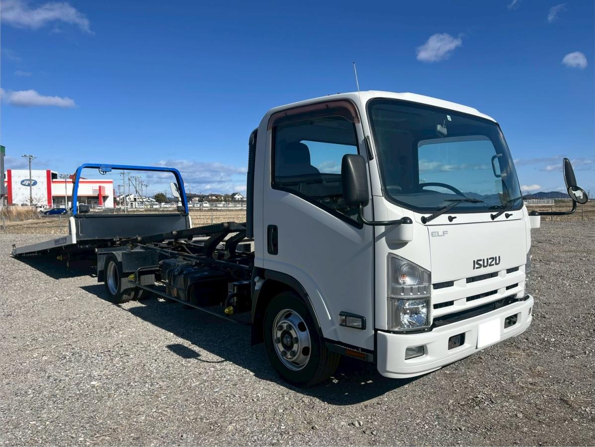 中古キャリアカー(積載車) いすゞ エルフ /エルフセーフティローダー 