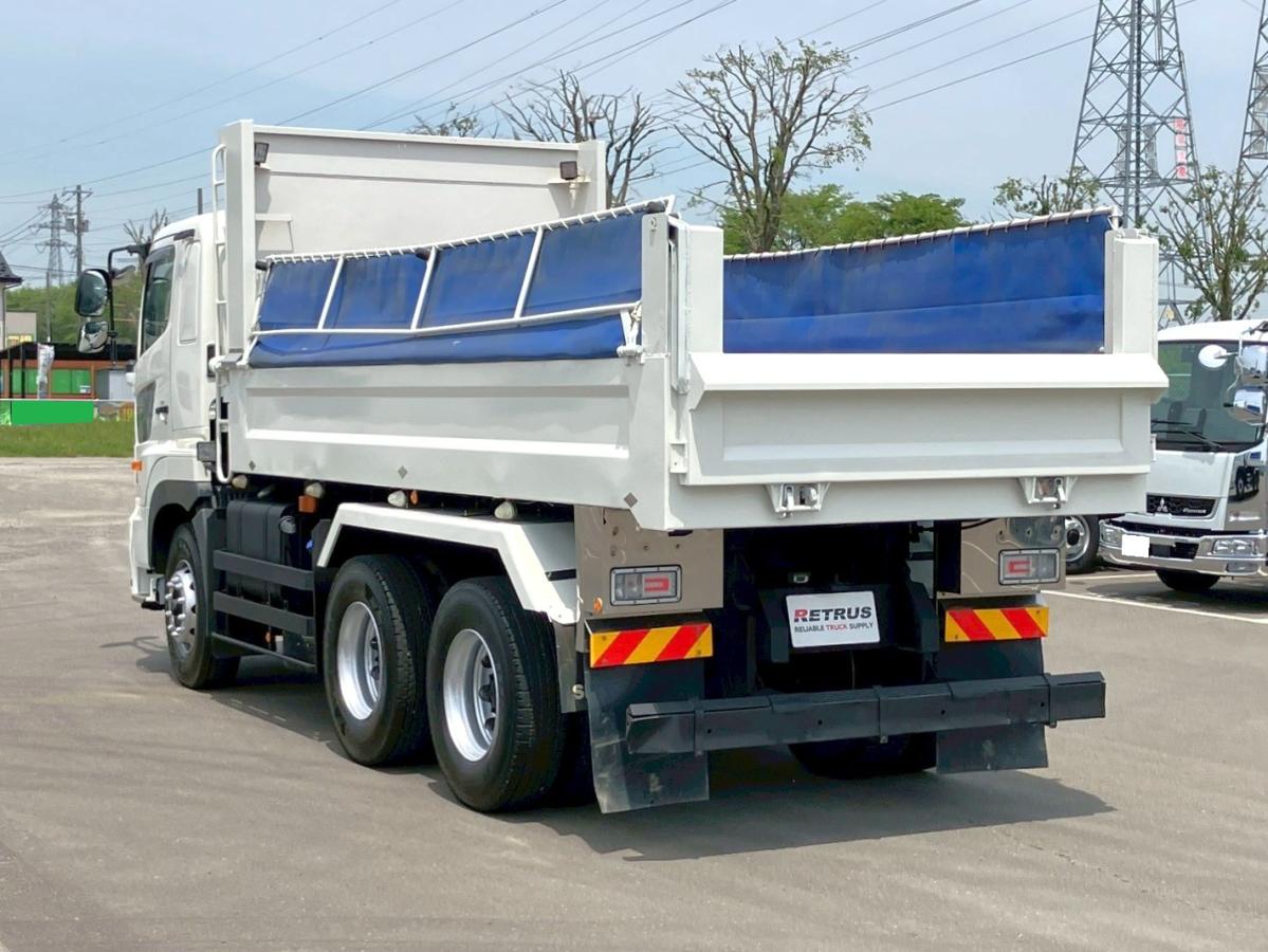 中古ダンプ 日野 プロフィア /新明和 5.3m×2.2m 380PS 電磁式リターダ