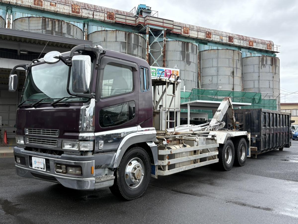 中古コンテナ車 三菱ふそう スーパーグレート