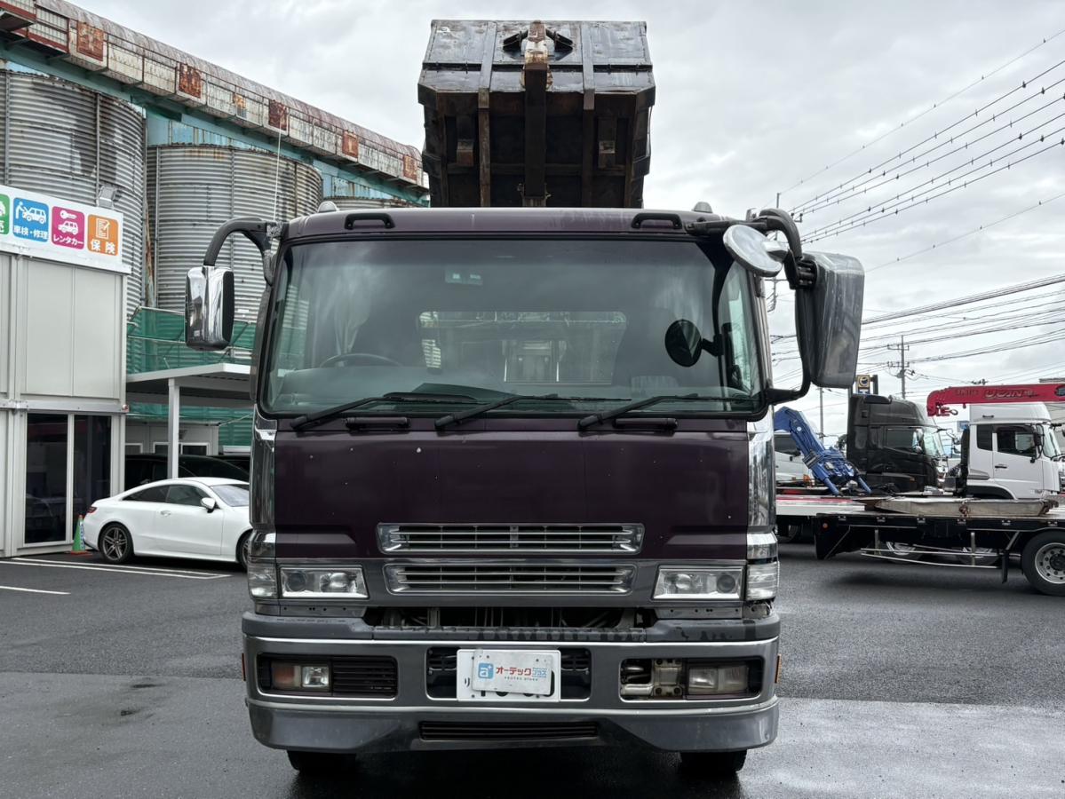 中古コンテナ車 三菱ふそう スーパーグレート /新明和製アームロール