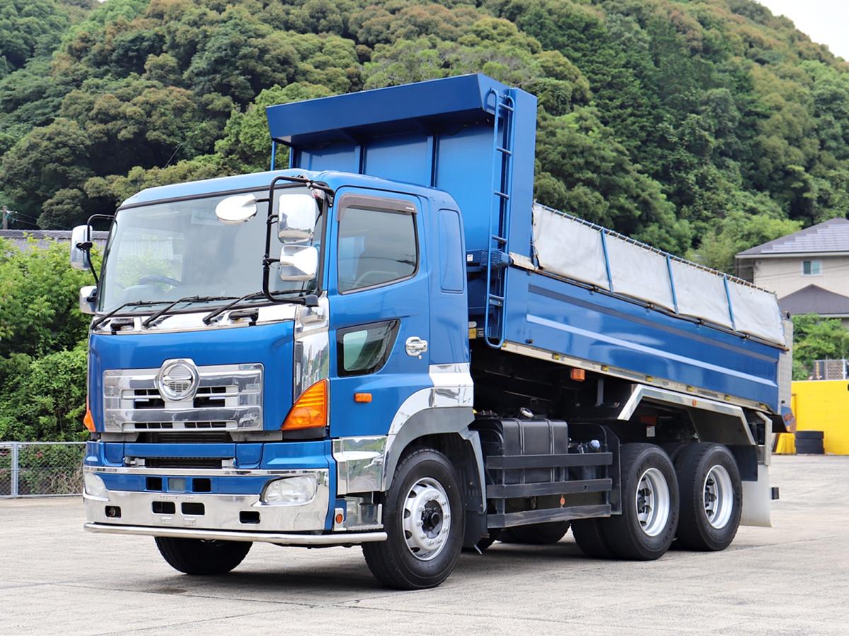 中古ダンプ 日野 プロフィア /平成27年 380PS 7FMT 積載8.7トン 新明和