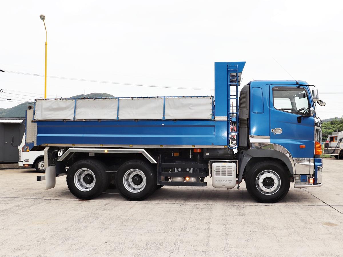 中古ダンプ 日野 プロフィア /平成27年 380PS 7FMT 積載8.7トン 新明和
