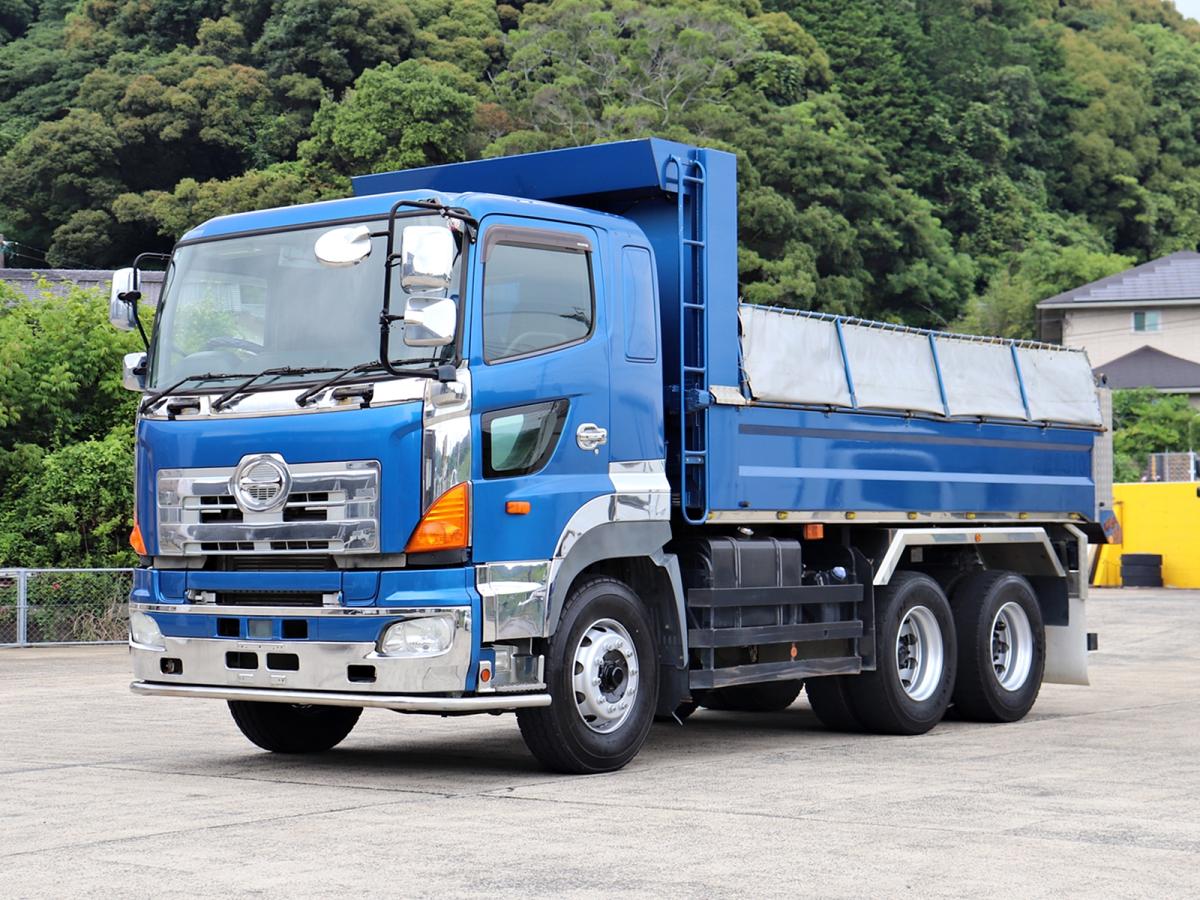 中古ダンプ 日野 プロフィア /平成27年 380PS 7FMT 積載8.7トン 新明和