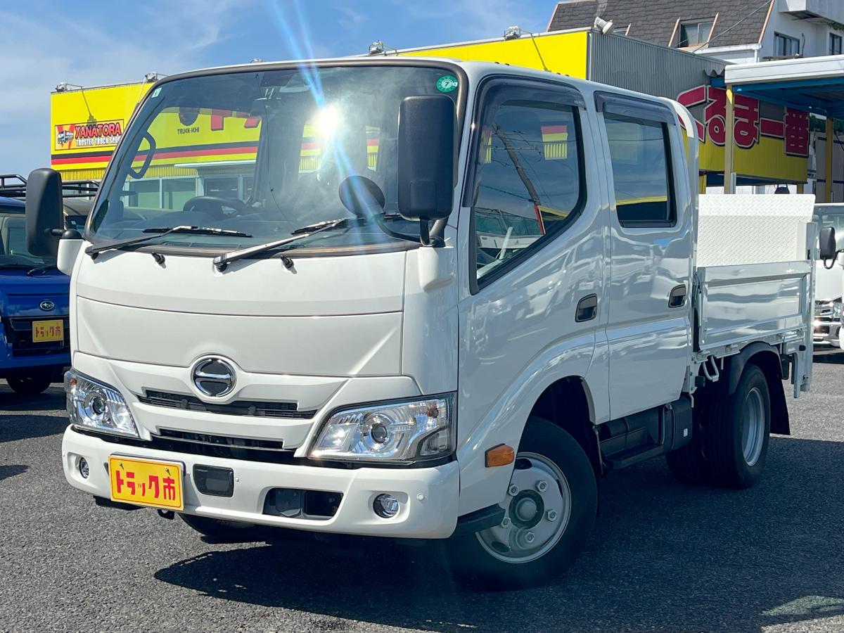 中古平ボディ 日野 デュトロ /2トンWキャブ垂直リフト 軽減ブレーキ