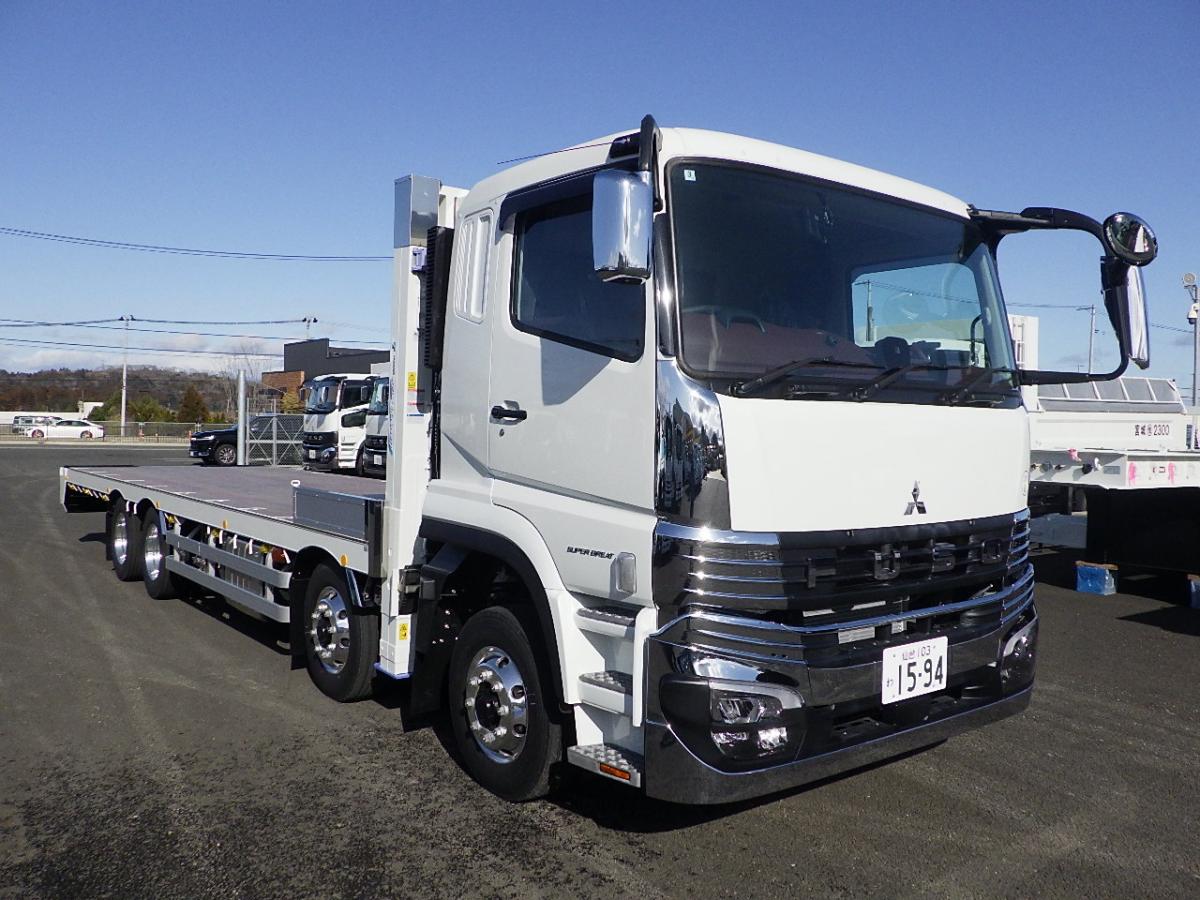 中古セルフローダー 三菱ふそう スーパーグレート /驚異の13.9t積載