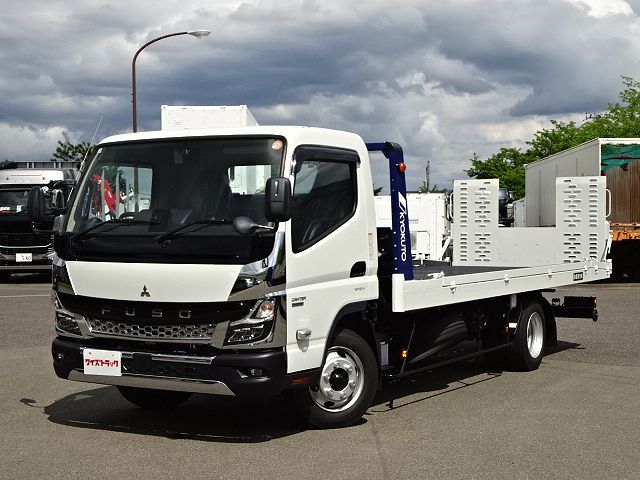 中古キャリアカー(積載車) 三菱 /R8 キャンター カスタム MT 極東