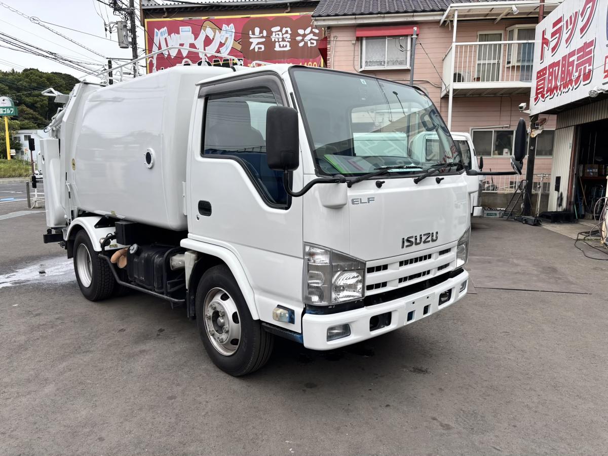中古塵芥車(パッカー車) いすゞ エルフ