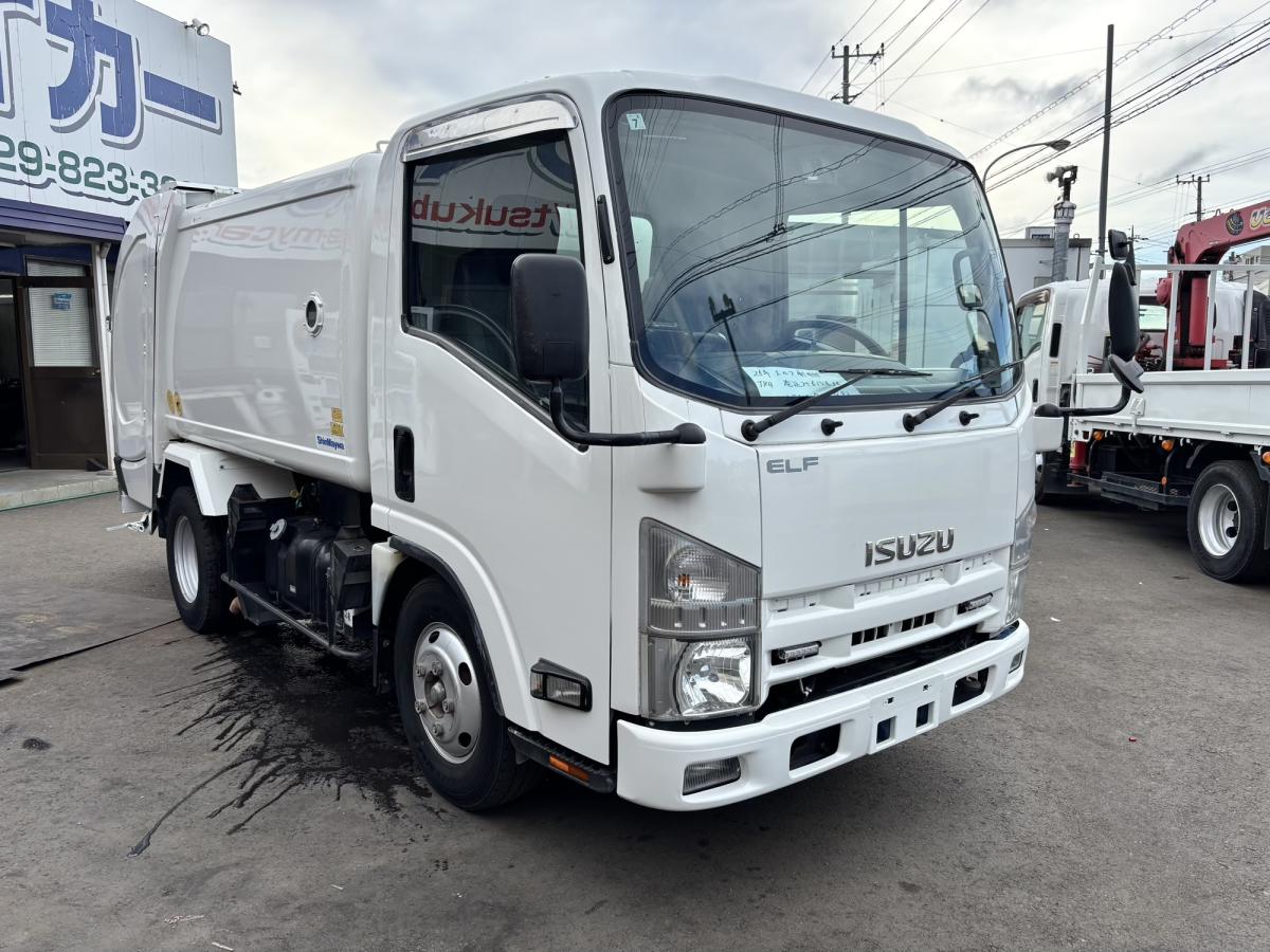 中古塵芥車(パッカー車) いすゞ エルフ