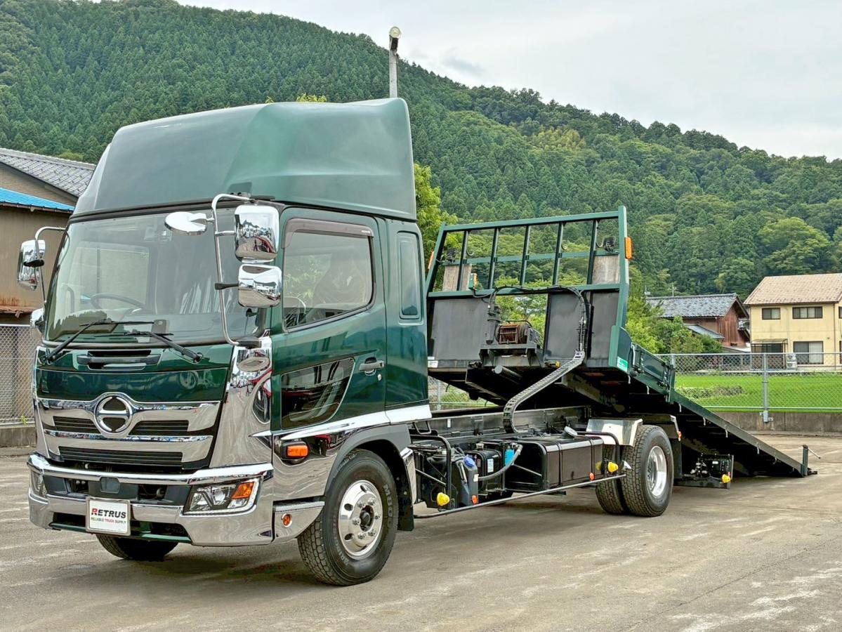 【新品未使用】キャブハシゴ　日野　レンジャー（S6100-E0030） 中古キャリアカー(積載車) 日野 レンジャー /フルキャブ 標準 花見台