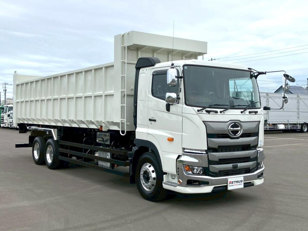 中古深ダンプ 日野 プロフィア /新明和 33立米 Wゲート 電磁式リターダ