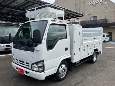 中古平ボディ いすゞ エルフ