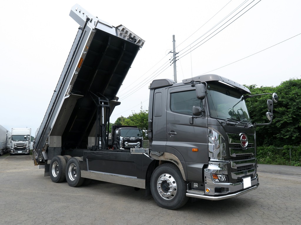 中古ダンプ 日野 プロフィア /検付 22t ロング土砂ダンプ L6.5✕W2.2
