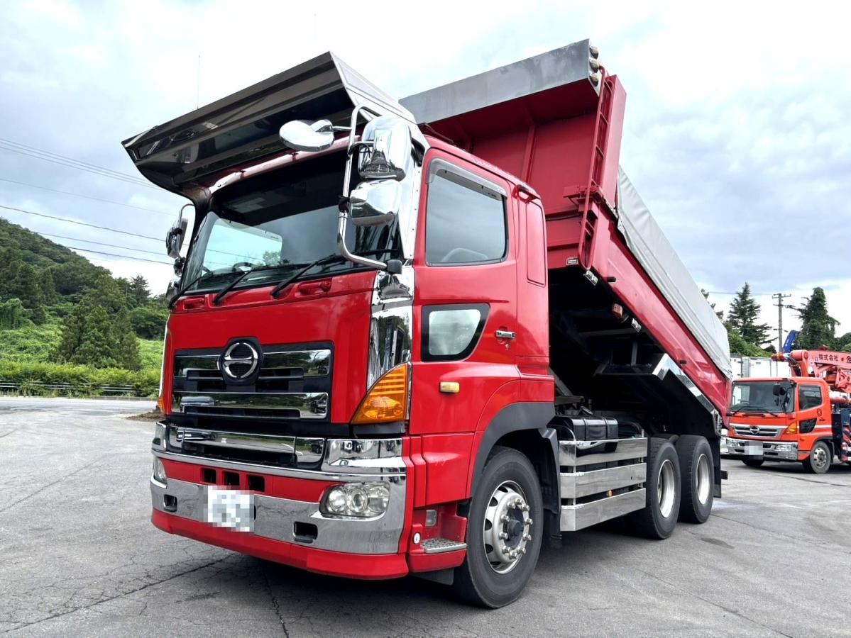 中古ダンプ 日野 プロフィア /H23 プロフィア ダンプ 車検付 5.1x2.2