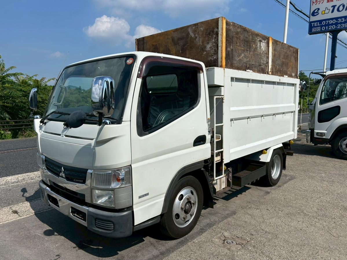 中古深ダンプ 三菱ふそう キャンター