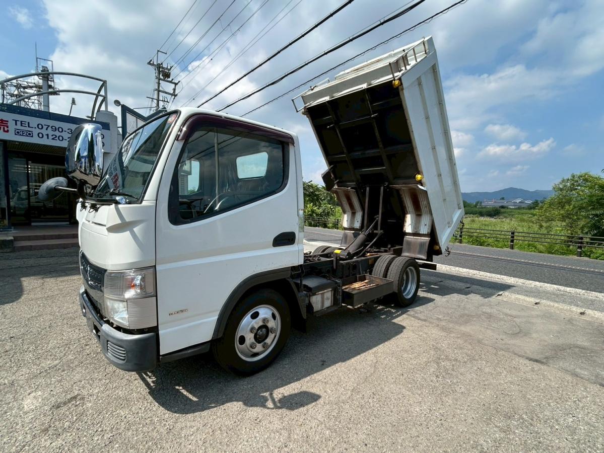 中古深ダンプ 三菱ふそう キャンター