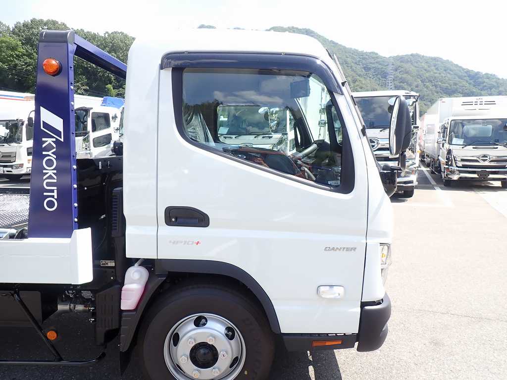 中古キャリアカー(積載車) 三菱ふそう キャンター /極東 フラトップ