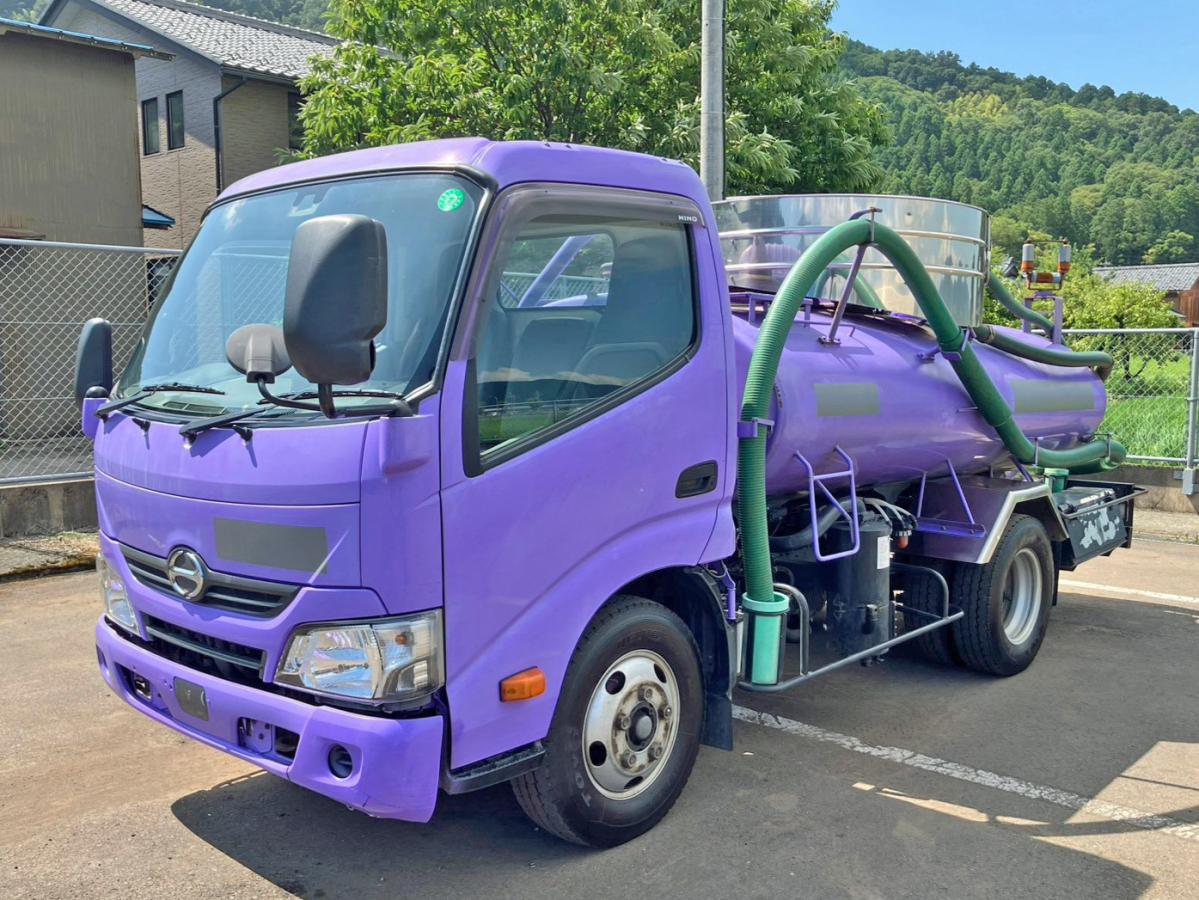 中古糞尿車(バキュームカー) 日野 デュトロ