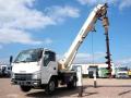 中古穴掘建柱車 いすゞ エルフ