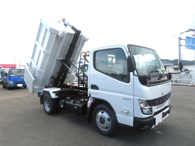 中古コンテナ車 三菱ふそう キャンター