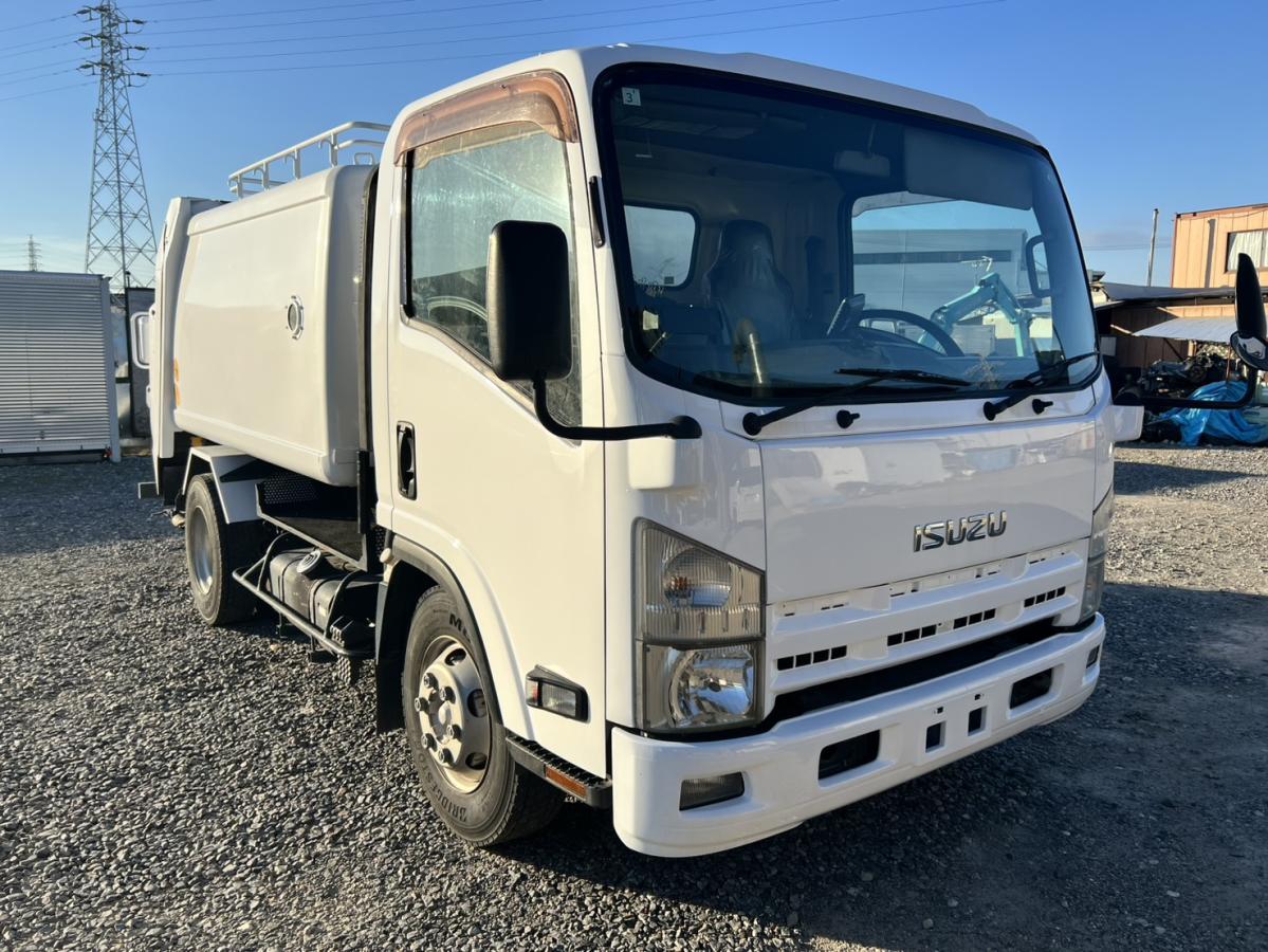 中古塵芥車(パッカー車) いすゞ エルフ