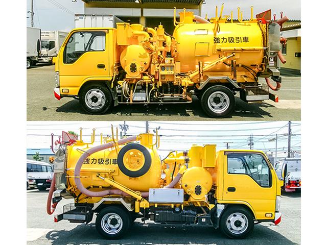 中古清掃車 いすゞ エルフ