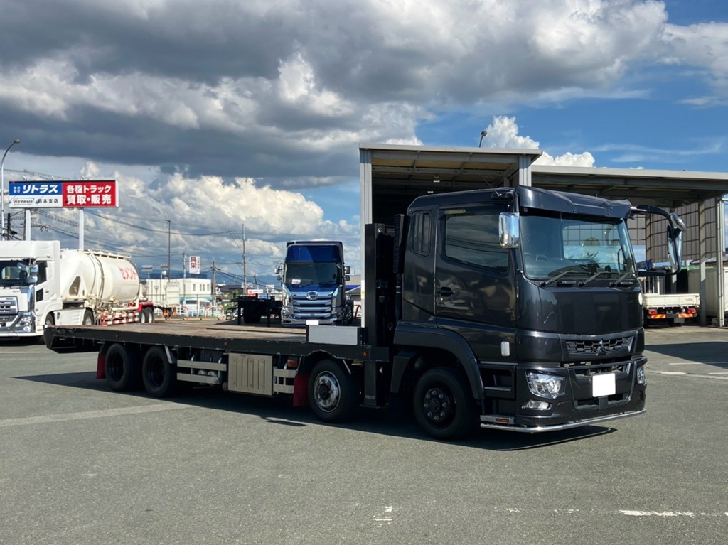 中古セルフローダー 三菱ふそう スーパーグレート /ユニック ウインチ