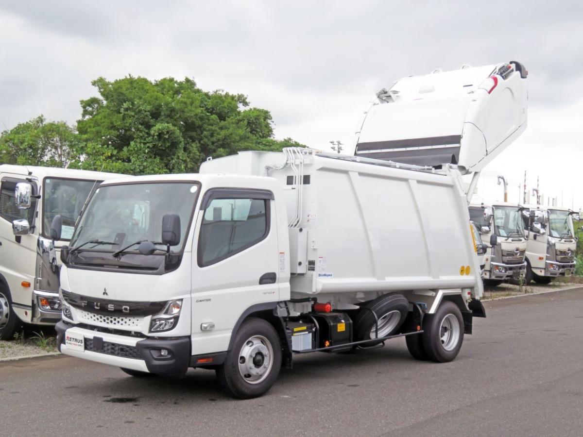 中古塵芥車(パッカー車) 三菱ふそう キャンター /2.65t 新明和 8.4立米