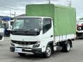 中古幌付き平ボディ 三菱ふそう キャンター