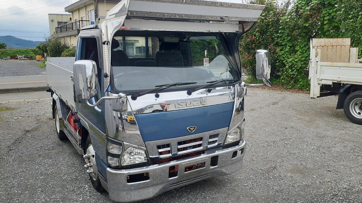 中古平アルミブロック いすゞ エルフ