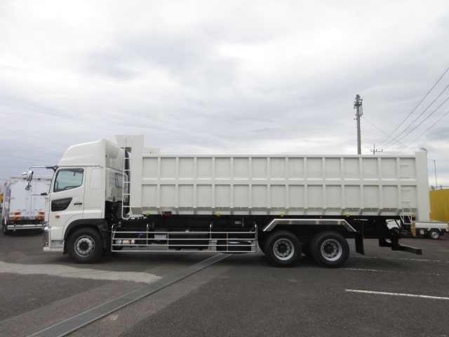中古深ダンプ 日野 プロフィア /ﾌﾟﾛﾌｨｱ 11.8t 内側ｽﾃﾝﾚｽ深ﾀﾞﾝﾌﾟ 土砂禁