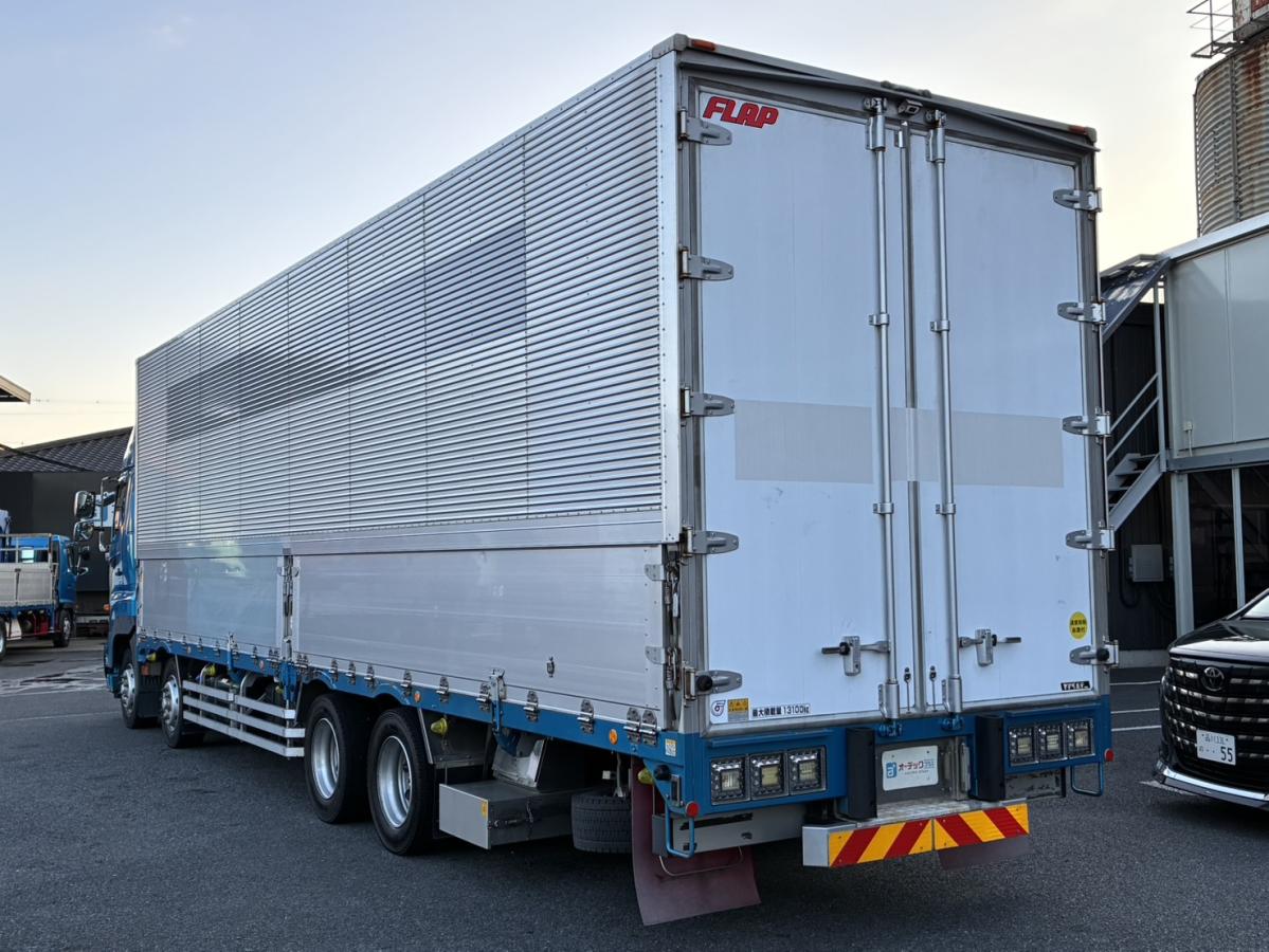 中古アルミウィング 日野 プロフィア /山田車体ボデー ハイルーフ リア