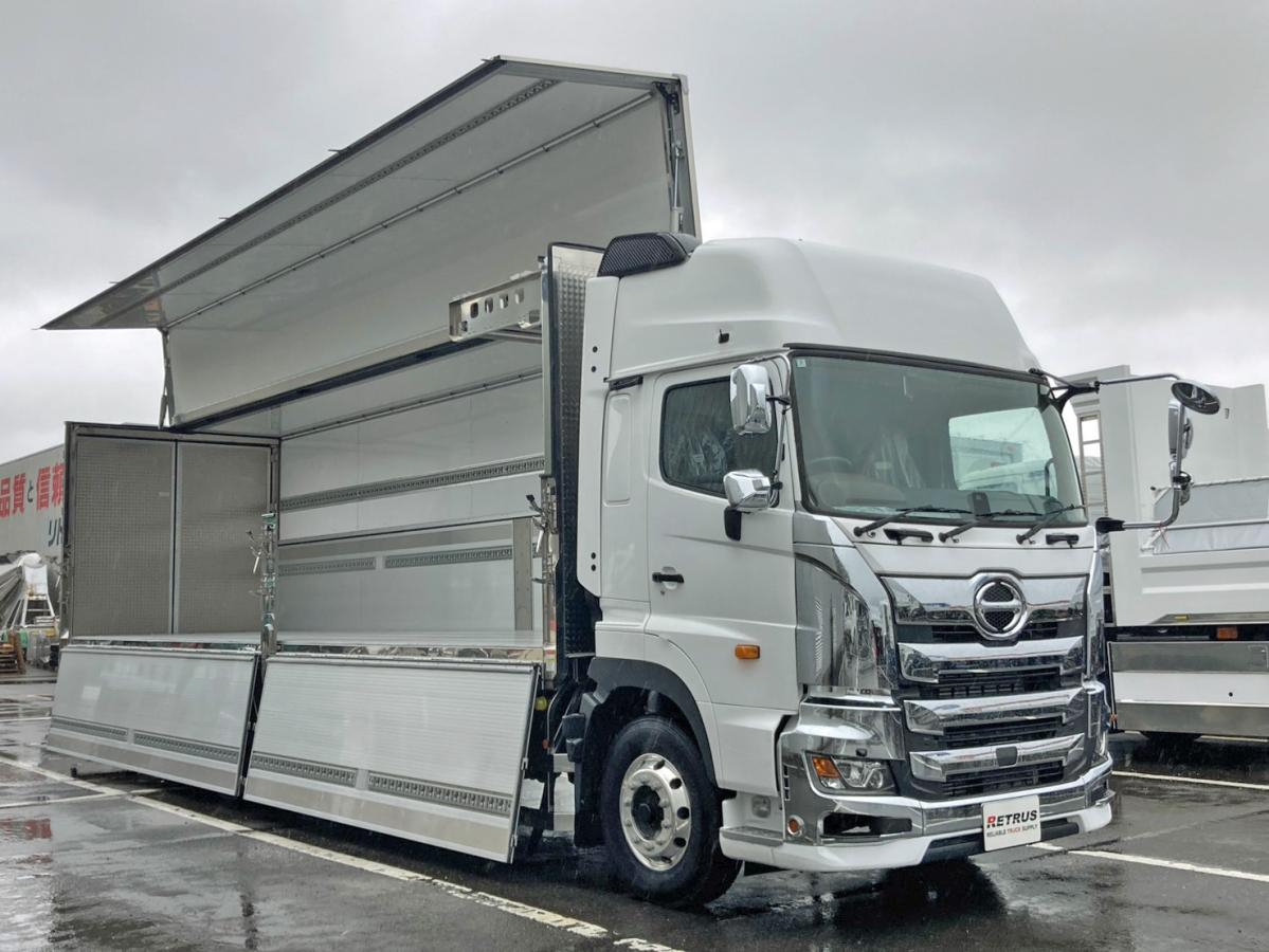 レ*オ様 標栄運輸高木冷凍工場日野プロフィア　サーモキング冷凍機付トラックコレク 中古冷凍ウィング 日野 プロフィア /サーモキング -29℃ サブEG