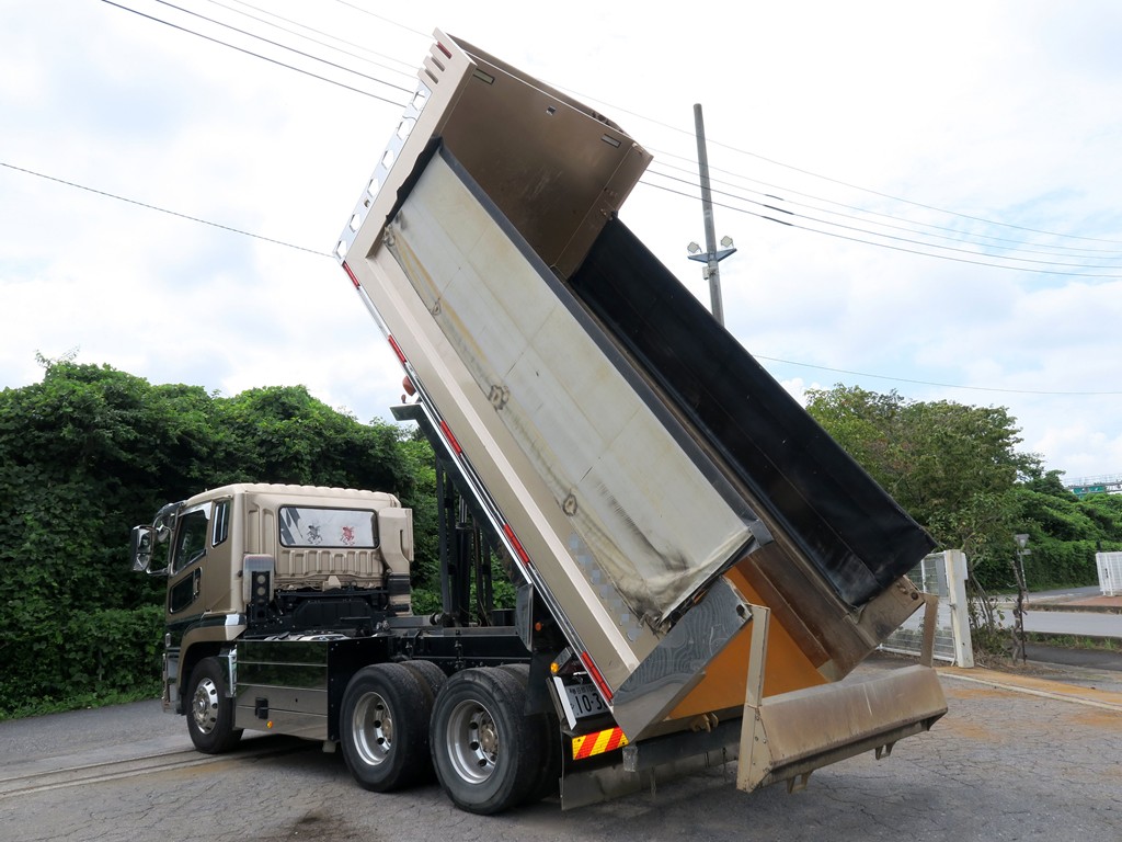 中古ダンプ 三菱ふそう スーパーグレート /検付 10t ダンプ 新明和