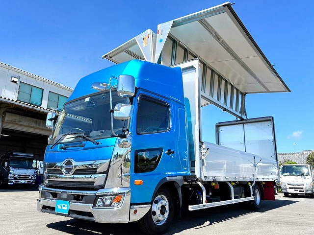 【エムテック】日野 レンジャー ウイングトラック 4tトラック 中古アルミウィング 日野 レンジャー /車検付 保証対象車両 ハイルーフ