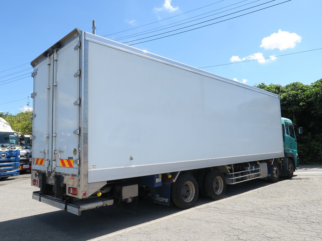 中古冷凍バン UDトラックス クオン /検付 4軸25t 冷凍バン 格納P/G