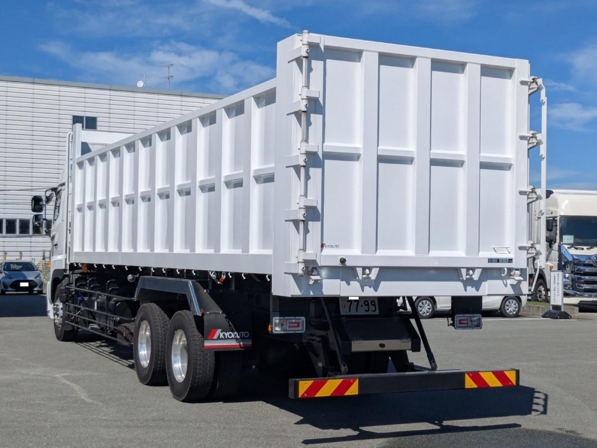 中古深ダンプ 日野 プロフィア /極東製！土砂禁ダンプ！25t車！リヤ片