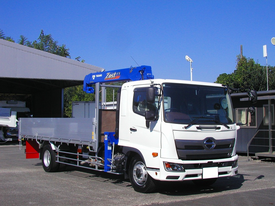 中古クレーン 日野 レンジャー /R8年 日野 増トン ワイド クレーン付